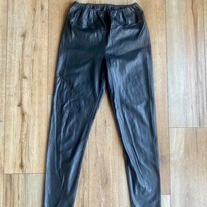 Lauren, Ralph Lauren Women’s Black Faux Leather Leggings Size 6P